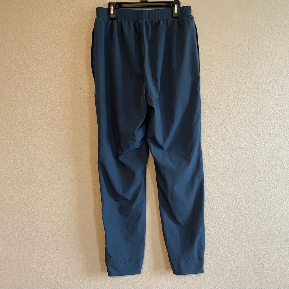 New‎ Balance Womens Slate Blue Tapered Athletic Jogger Pants Ankle Zip Size S - Picture 5 of 10